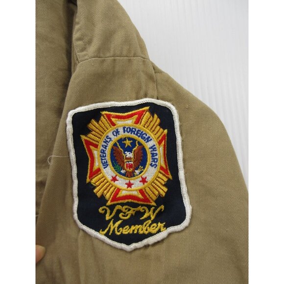 VINTAGE Washington Dee Cee Shirt 16 Sanforized 50s 60s Military Patch - Picture 4 of 11